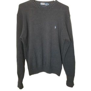 Polo Ralph Lauren Mens M Navy Blue Long Sleeves Kn